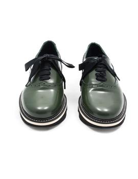 Zapato Wording cordón verde