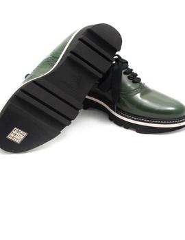 Zapato Wording cordón verde
