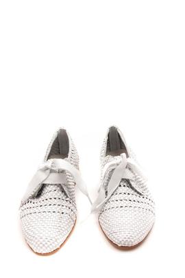 Zapato Pertini trenzado blanco en Zapateria Viñas