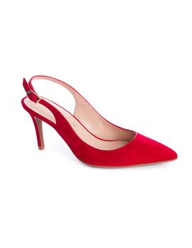Zapato Calzados Marian tacon abierto rojo