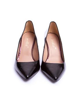 Zapato Calzados Marian salon tacon charol negro