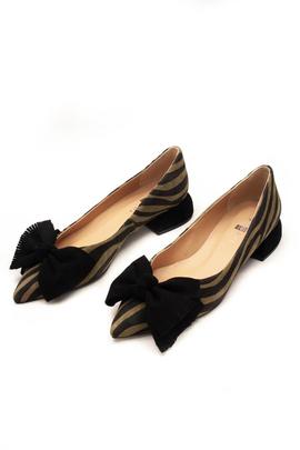 Zapato Angari Sabana cebra negro y kaki