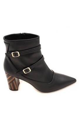 Botin Angari Madeira negro