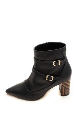 Botin Angari Madeira negro