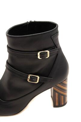 Botin Angari Madeira negro